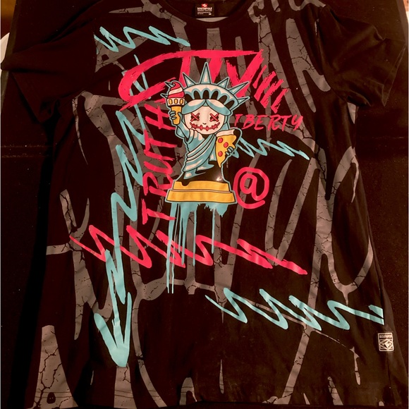 Bundle! SOUTHPOLE Authentic Collection Men’s Graphic SS T-Shirt and White Jogger - Picture 2 of 13